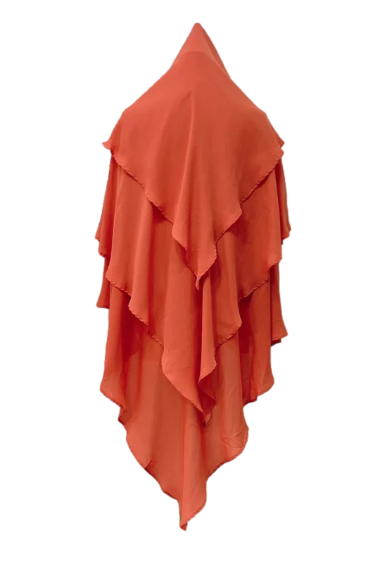 Khimar 3 voiles – Rouille